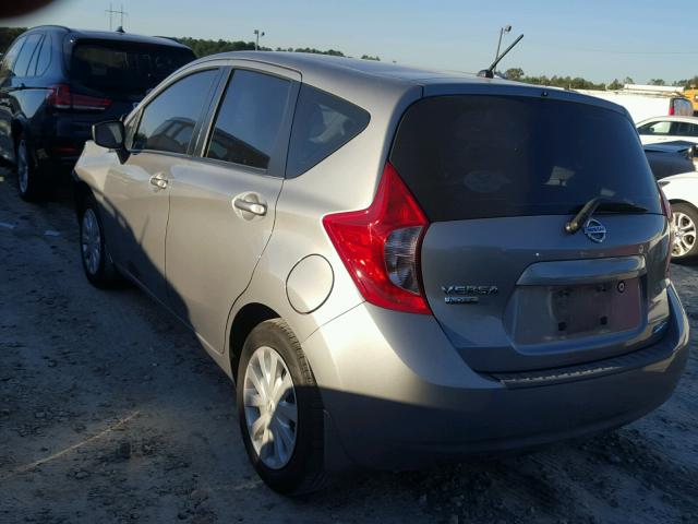 3N1CE2CPXFL358904 - 2015 NISSAN VERSA NOTE SILVER photo 3