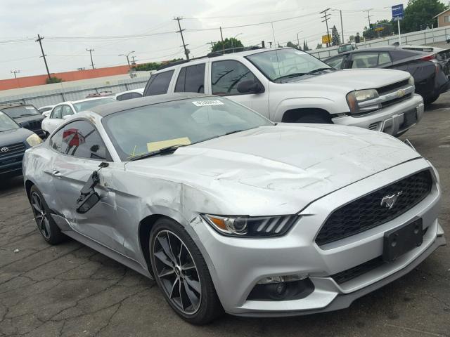 1FA6P8TH0G5328009 - 2016 FORD MUSTANG SILVER photo 1