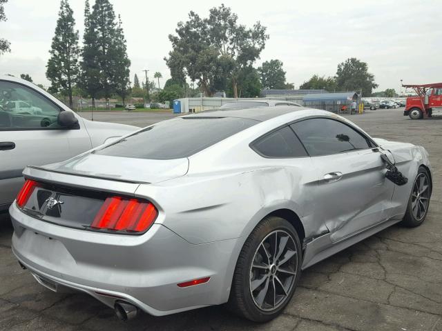 1FA6P8TH0G5328009 - 2016 FORD MUSTANG SILVER photo 4