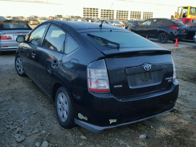 JTDKB20U453024440 - 2005 TOYOTA PRIUS BLACK photo 3