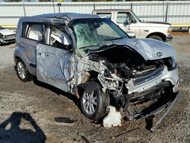 KNDJT2A63D7759040 - 2013 KIA SOUL + SILVER photo 1