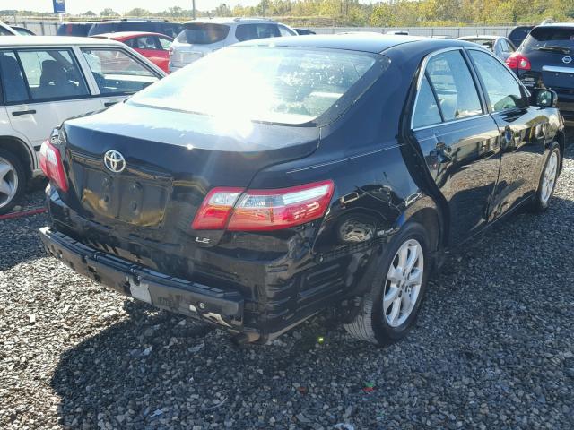 4T1BE46K79U404229 - 2009 TOYOTA CAMRY BASE BLACK photo 4