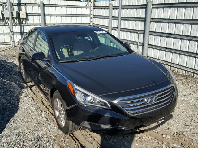 5NPE24AF8FH216233 - 2015 HYUNDAI SONATA SE BLACK photo 1