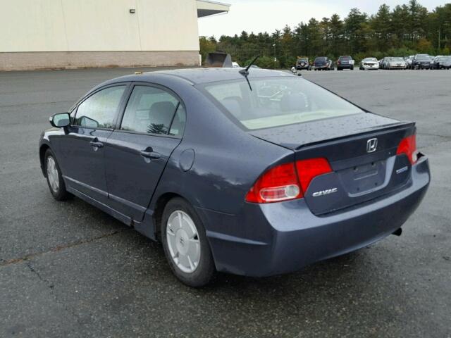 JHMFA36216S000232 - 2006 HONDA CIVIC BLUE photo 3