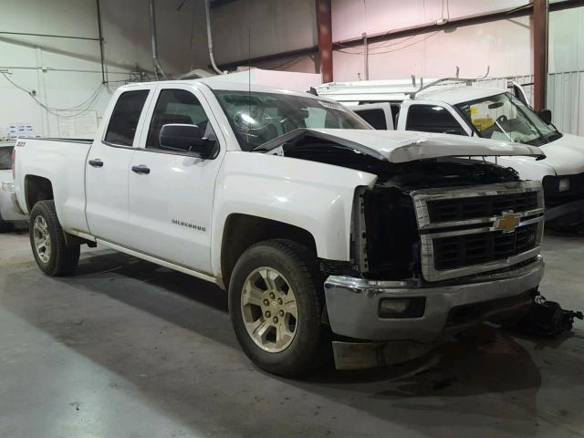 1GCVKREC1EZ286807 - 2014 CHEVROLET SILVERADO WHITE photo 1