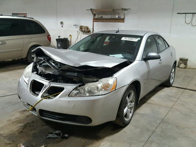 1G2ZG57B784148940 - 2008 PONTIAC G6 BASE SILVER photo 2