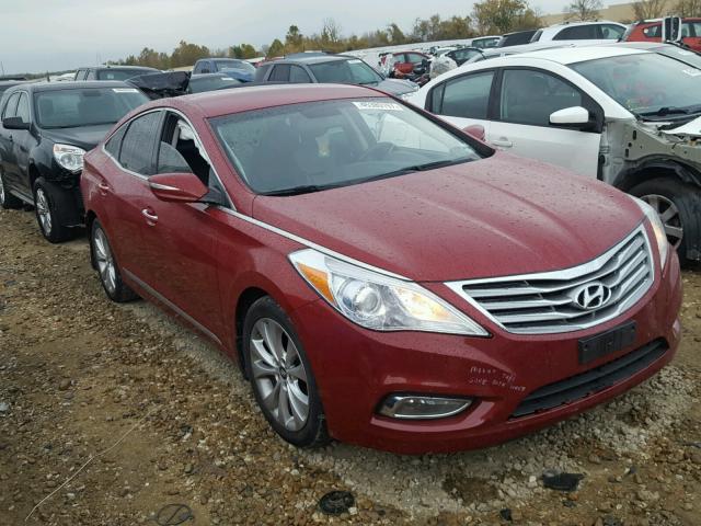 KMHFG4JG4DA219595 - 2013 HYUNDAI AZERA BURGUNDY photo 1