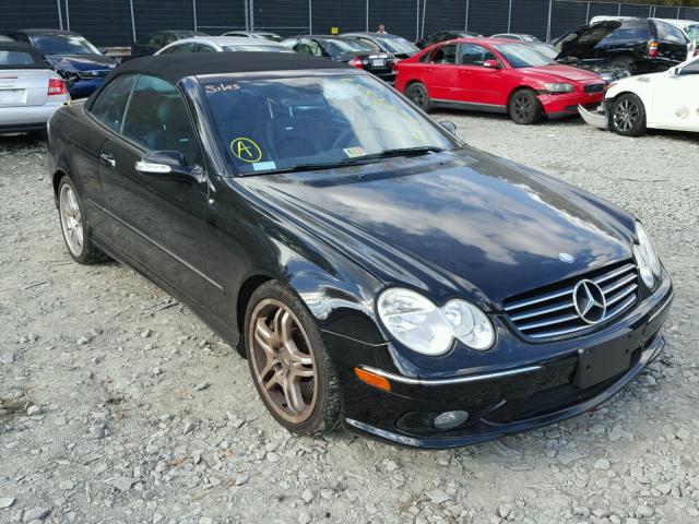 WDBTK76GX5T040336 - 2005 MERCEDES-BENZ CLK BLACK photo 1