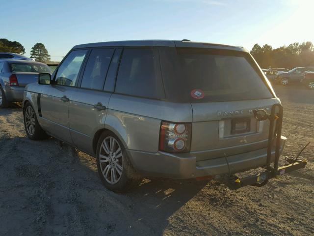 SALMF1D43AA324647 - 2010 LAND ROVER RANGE ROVE SILVER photo 3