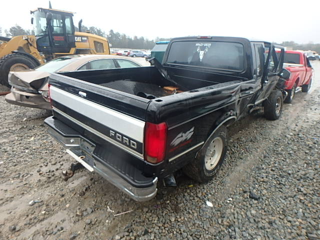 1FTEX14H7SKA41319 - 1995 FORD F150 BLACK photo 4