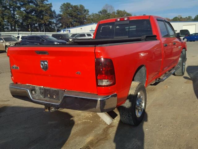 3D7UT2CL8BG508277 - 2011 DODGE RAM 2500 RED photo 4