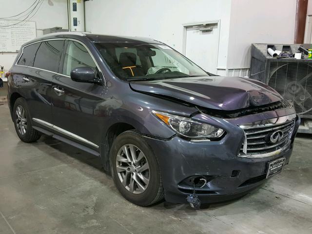 5N1AL0MM0DC338782 - 2013 INFINITI JX35 BASE GRAY photo 1