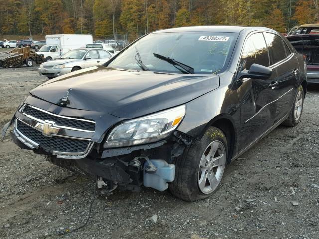 1G11A5SA1DF316832 - 2013 CHEVROLET MALIBU LS BLACK photo 2