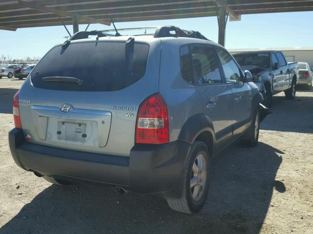 KM8JN12DX5U178831 - 2005 HYUNDAI TUCSON GLS SILVER photo 4