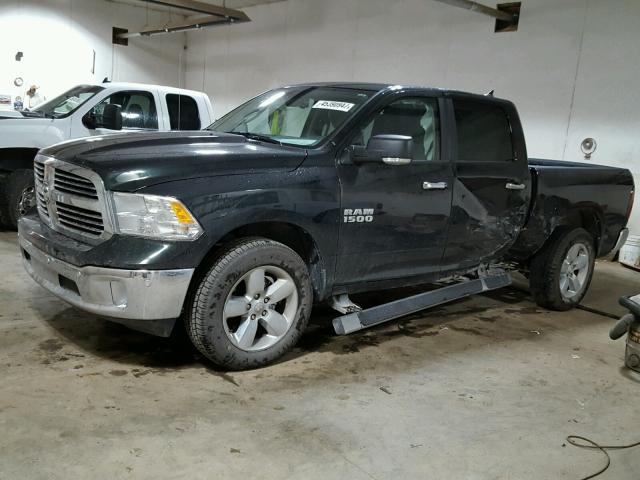 1C6RR7LG7HS584015 - 2017 RAM 1500 SLT BLACK photo 2