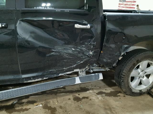 1C6RR7LG7HS584015 - 2017 RAM 1500 SLT BLACK photo 9