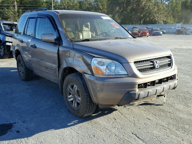 2HKYF18583H534555 - 2003 HONDA PILOT GOLD photo 1