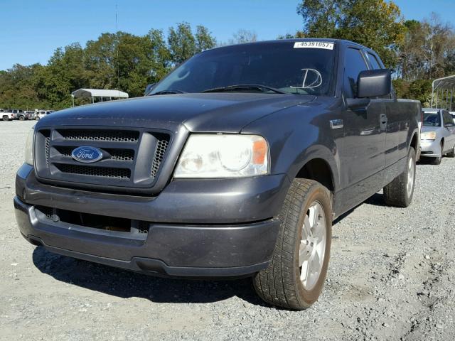 1FTRX12WX4NC47335 - 2004 FORD F150 GRAY photo 2