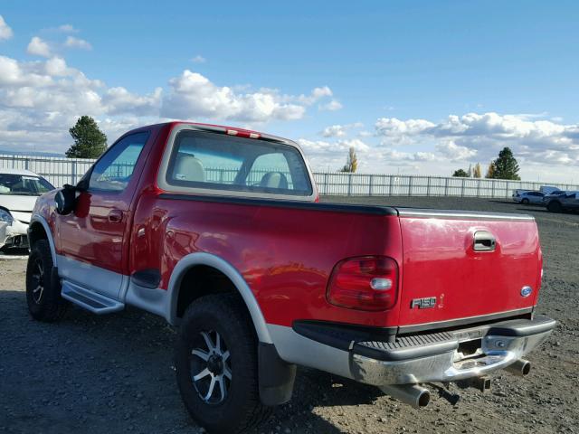 1FTEF08L2VKB52506 - 1997 FORD F150 RED photo 3