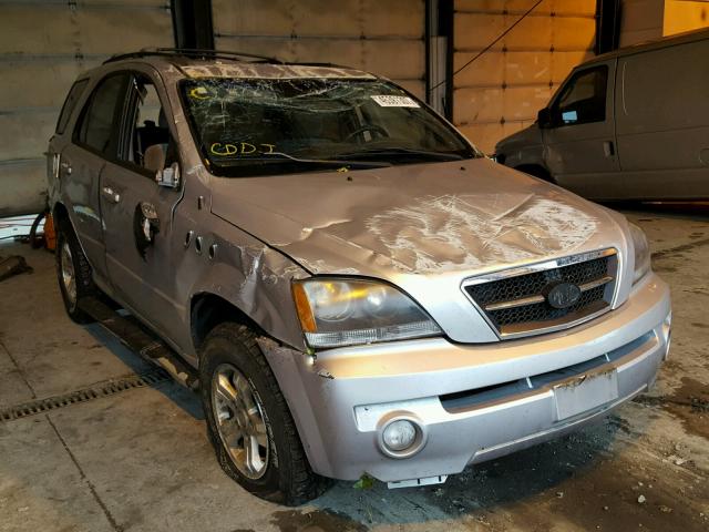 KNDJD733165584153 - 2006 KIA SORENTO EX SILVER photo 1