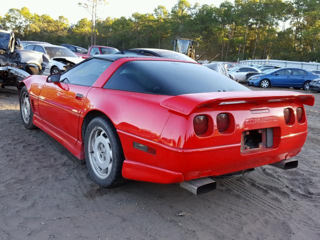 1G1YY22P0S5105637 - 1995 CHEVROLET CORVETTE RED photo 3