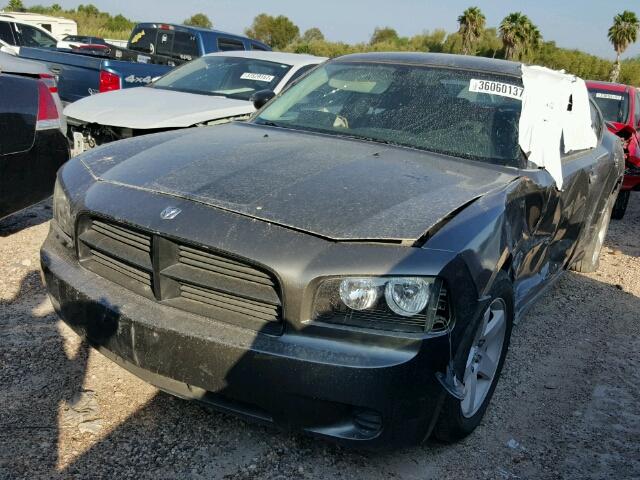 2B3KA43R88H260078 - 2008 DODGE CHARGER CHARCOAL photo 2