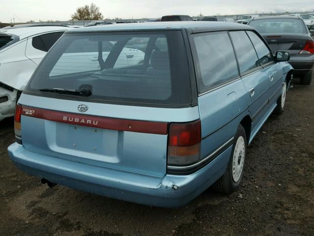 JF2BJ63C7LH926756 - 1990 SUBARU LEGACY L BLUE photo 4