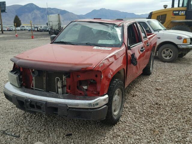 1GCCS136X68204540 - 2006 CHEVROLET COLORADO RED photo 2