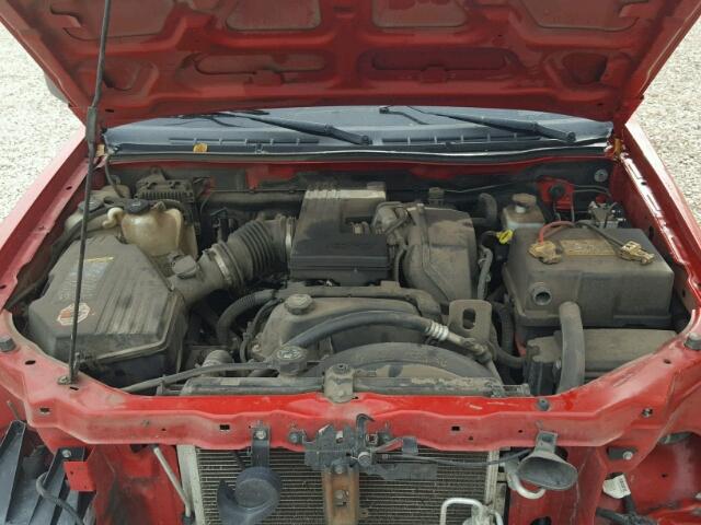 1GCCS136X68204540 - 2006 CHEVROLET COLORADO RED photo 7