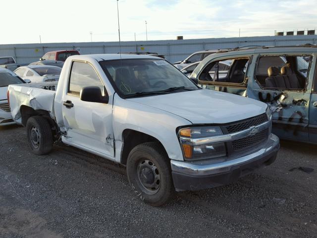 1GCCS146558278025 - 2005 CHEVROLET COLORADO WHITE photo 1