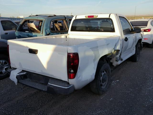 1GCCS146558278025 - 2005 CHEVROLET COLORADO WHITE photo 4