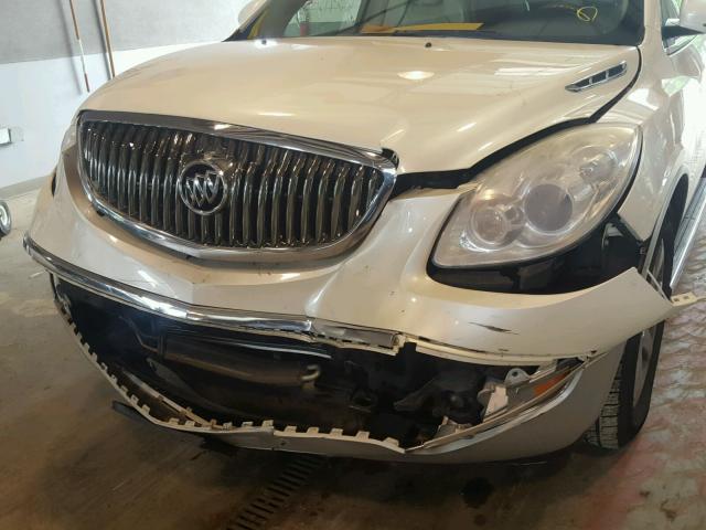 5GAEV23D39J208075 - 2009 BUICK ENCLAVE CX WHITE photo 9