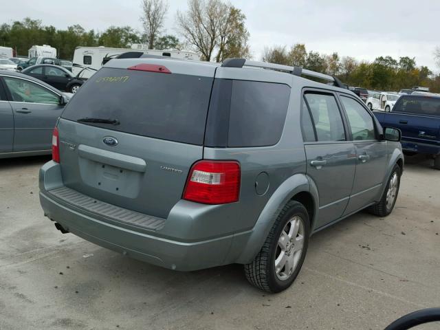 1FMDK06125GA77183 - 2005 FORD FREESTYLE GREEN photo 4