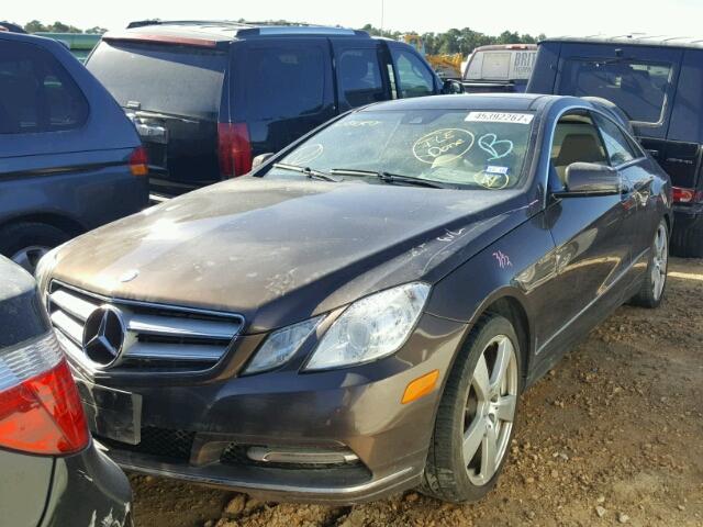 WDDKJ5KB3DF203684 - 2013 MERCEDES-BENZ E 350 BROWN photo 2