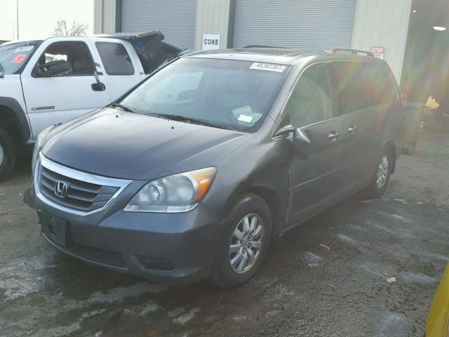 5FNRL38758B072388 - 2008 HONDA ODYSSEY EX SILVER photo 2