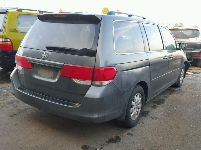 5FNRL38758B072388 - 2008 HONDA ODYSSEY EX SILVER photo 4