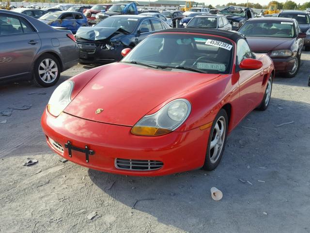 WP0CA2982WU622955 - 1998 PORSCHE BOXSTER RED photo 2