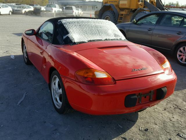 WP0CA2982WU622955 - 1998 PORSCHE BOXSTER RED photo 3