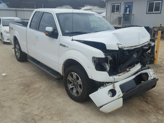 1FTEX1C83AKC25835 - 2010 FORD F150 SUPER WHITE photo 1