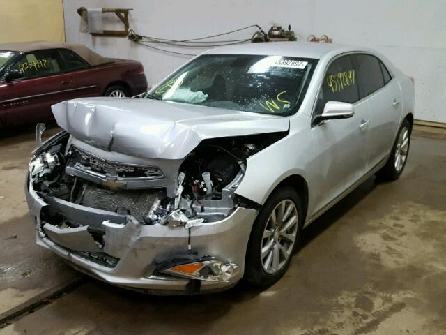 1G11H5SAXDF288556 - 2013 CHEVROLET MALIBU LTZ 银色 照片 2