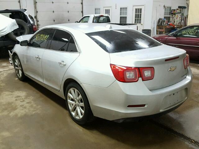 1G11H5SAXDF288556 - 2013 CHEVROLET MALIBU LTZ 银色 照片 3