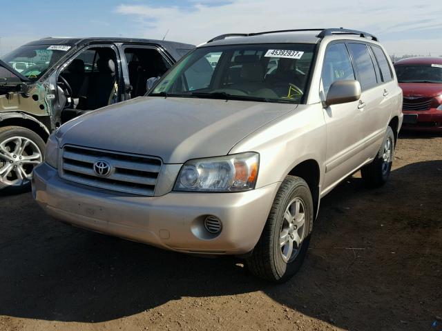 JTEEP21A470217741 - 2007 TOYOTA HIGHLANDER GOLD photo 2