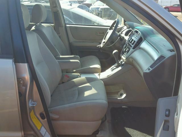 JTEEP21A470217741 - 2007 TOYOTA HIGHLANDER GOLD photo 5