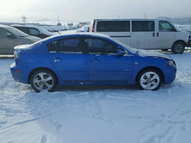 JM1BK323051228738 - 2005 MAZDA 3 S BLUE photo 10