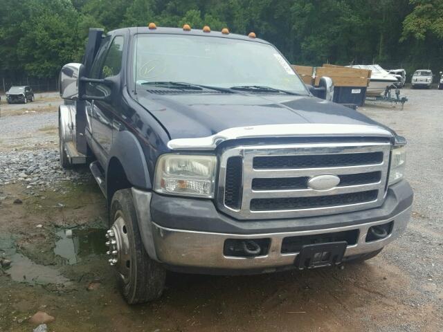 1FDXX46Y67EA52644 - 2007 FORD F450 SUPER BLUE photo 1