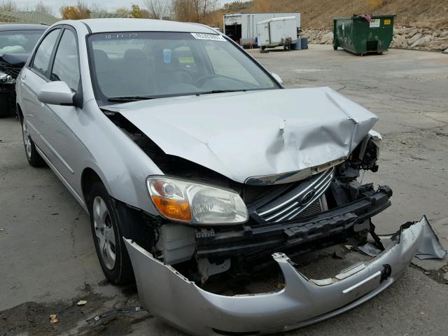 KNAFE121485507518 - 2008 KIA SPECTRA EX SILVER photo 1