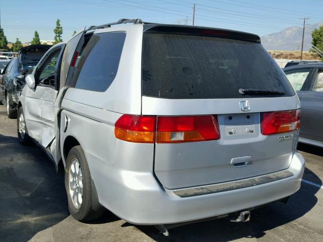 5FNRL18904B100775 - 2004 HONDA ODYSSEY EX SILVER photo 3