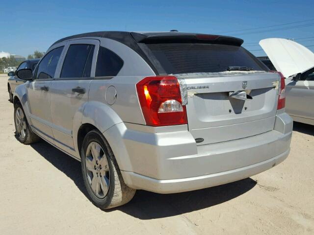 1B3HB48B07D508757 - 2007 DODGE CALIBER SX SILVER photo 3