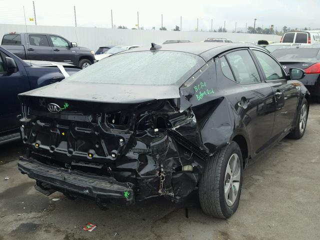 KNAGM4AD8F5078837 - 2015 KIA OPTIMA HYB BLACK photo 4