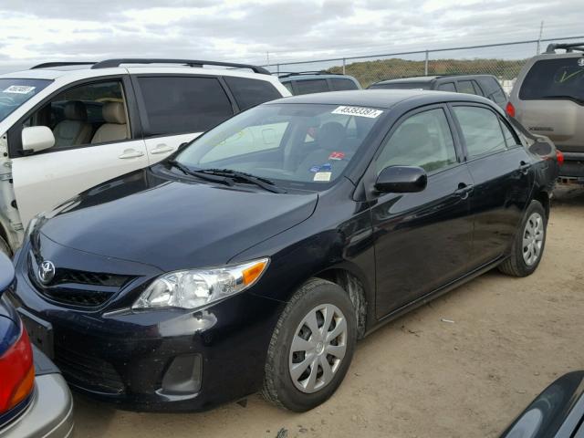 JTDBU4EE4BJ104299 - 2011 TOYOTA COROLLA BA BLACK photo 2